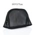 Women Necessary Portable Cosmetic Bag Fashion Black Mesh Transparent Travel Organizer Large Capacity Toiletry Bags Makeup Pouch