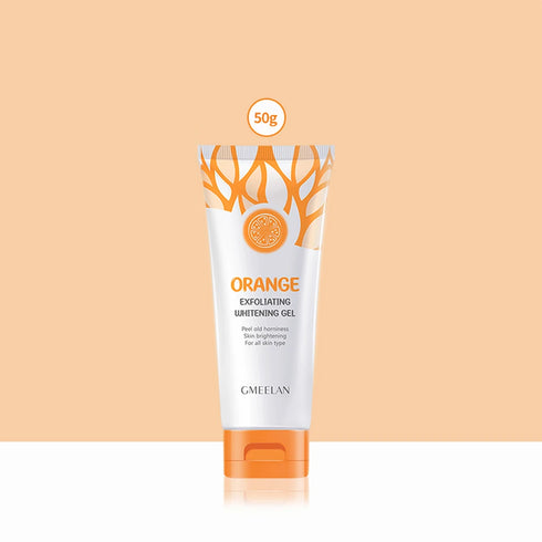 Orange Exfoliating Gel – 50g Brightening and Moisturizing Facial Scrub for Skin Repair and Deep Cleansing