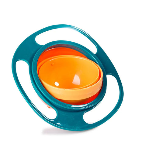 Innovative 360° Rotating Spill-Proof Baby Bowl – BPA-Free and Child-Friendly