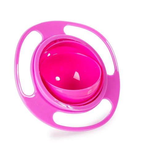 Innovative 360° Rotating Spill-Proof Baby Bowl – BPA-Free and Child-Friendly