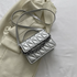 Mini Quilted PU Leather Crossbody Bag for Women – Diamond Lattice Shoulder Handbag with Chain Strap