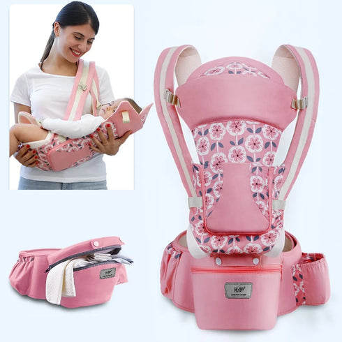 Multi-Functional Ergonomic Baby Carrier – 9-in-1 Design for Newborns to Toddlers