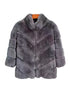 Luxurious Women’s Real Rex Rabbit Fur Coat – Perfect Winter Warmth and Style