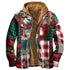 Men’s Hooded Plaid Parka Jacket | Full Sleeve Casual Zipper Coat for Autumn & Winter