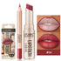 USHAS 2-in-1 Long-Lasting Lipstick & Lip Liner Set – Matte, High-Pigment, Smudge-Proof Nude & Red Shades for Bold, Defined Lips