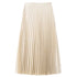 Women's High-Waist Pleated Satin Maxi Skirt - Elegant Long Skirt for Spring/Summer 2025
