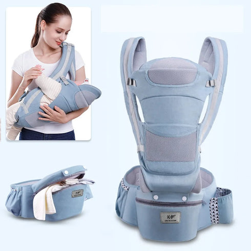 Multi-Functional Ergonomic Baby Carrier – 9-in-1 Design for Newborns to Toddlers