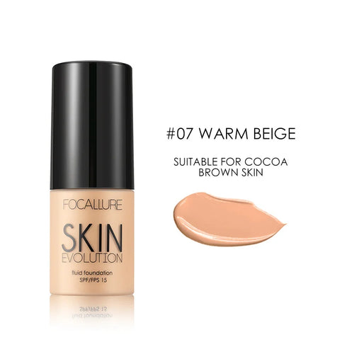 Full Coverage Liquid Foundation Cream - Oil-Control, Moisturizing, Waterproof, Sunblock Makeup Base - Lightweight, Hydrating Formula for Smooth and Radiant Skin