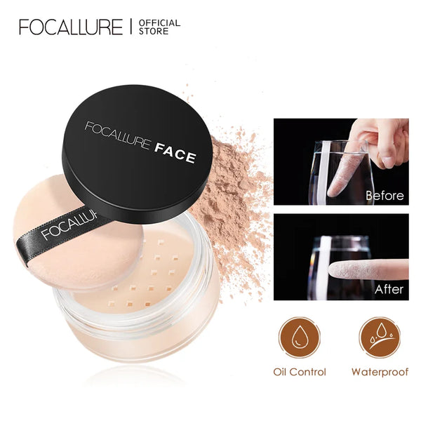Translucent, Matte, Oil-Control Mineral Face Powder for Natural Finish – Long-Lasting Shine Reduction and Pore Minimizing with Soft Blurring Effect – 7g Full-Size Unit