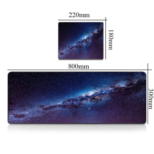 Galaxy Gaming Mouse Pad-Large Keyboard Mat-XXL Desk Mats