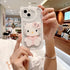 Sanrio Hello Kitty Kawaii Mirror Bumper Case | Y2K Cartoon Design for iPhone 16-7 Plus Models