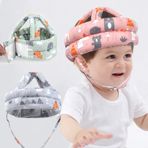 Baby Protective Lei Feng Hat – Adjustable, Impact-Resistant, and Comfortable Head Protection