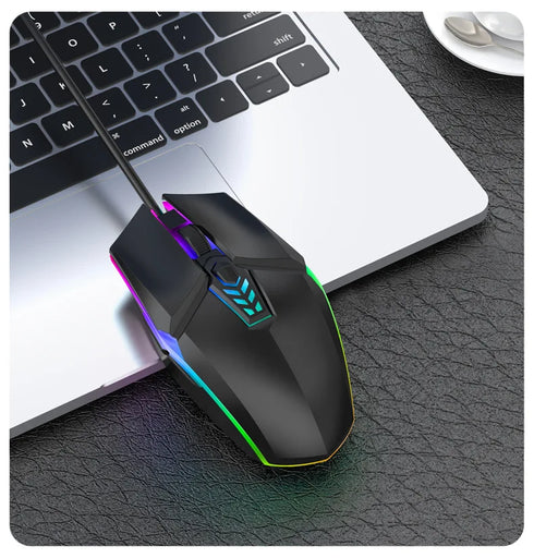 1600 DPI Wired Gaming Mouse-USB Backlit Silent Mouse