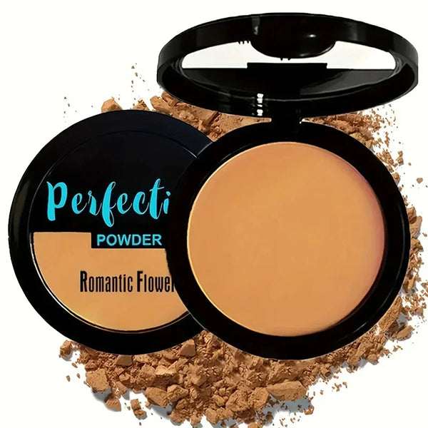 3-Color Dark Powder Bronzing Foundation with Oil-Control and Concealing Properties – Waterproof Formula to Brighten and Sculpt the Face for a Natural Three-Dimensional Makeup Effect