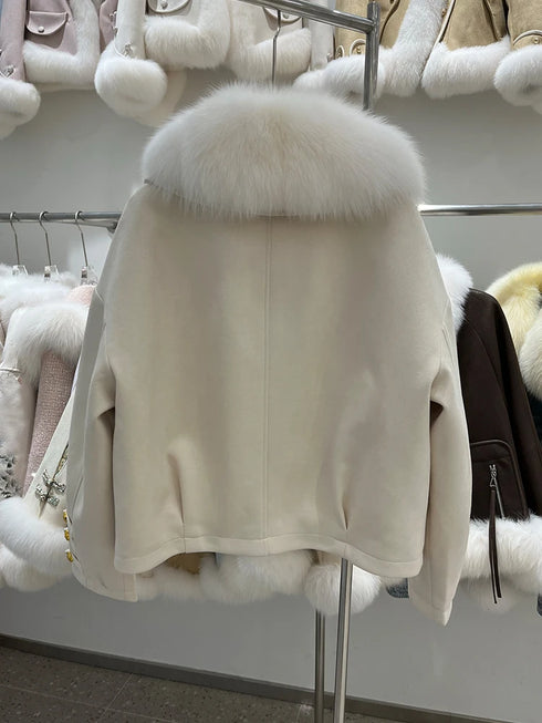 Women’s Real Fur Goose Down Jacket – Ultimate Winter Warmth and Style