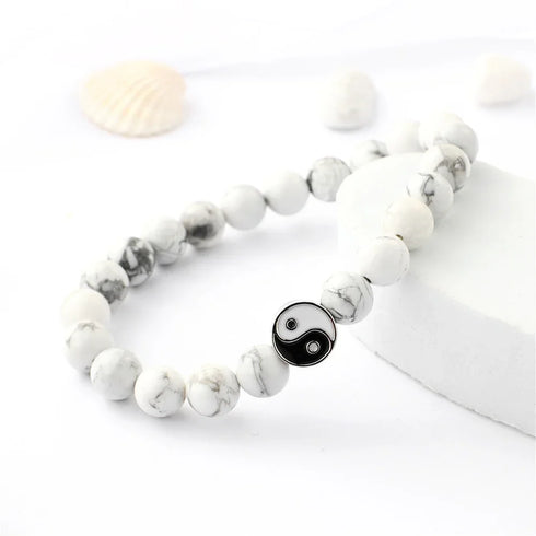 Delysia King Unisex Yin Yang Bracelet-Trendy Tai Chi Bracelet