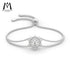 Madison Audury 1ct Moissanite Bracelet for Women – Adjustable 925 Sterling Silver Fine Jewelry