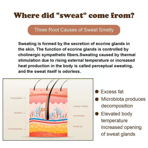 North Moon Men's Deodorant Body Odor Sweat Spray - Odor Removal Sweating Antiperspirants