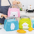 Cute Cartoon Lunch Box Girls for School Child Portable Waterproof Lunch Bags Women Aluminum Foil Thermal Picnic Food Cooler Bag