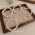 Elegant Simulated Pearl Beaded Bracelet for Women – Adjustable, Classic Style, Perfect for Any Occasion