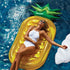 Pineapple Inflat Air Mattress-Foldable Floating Water Recliner Mats