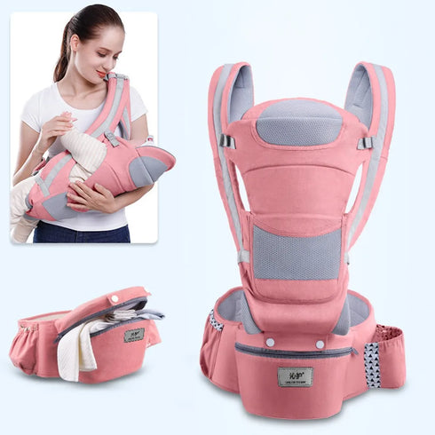 Multi-Functional Ergonomic Baby Carrier – 9-in-1 Design for Newborns to Toddlers