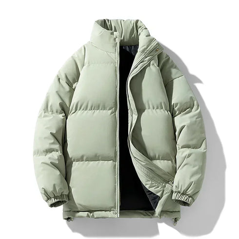 Men’s Thick Polyester Winter Jacket – Casual, Warm, and Stylish