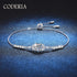 1 Carat VVS1 Moissanite Sterling Silver Bracelet – Adjustable D Color Jewelry for Women