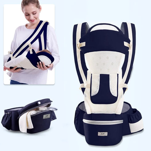 Multi-Functional Ergonomic Baby Carrier – 9-in-1 Design for Newborns to Toddlers