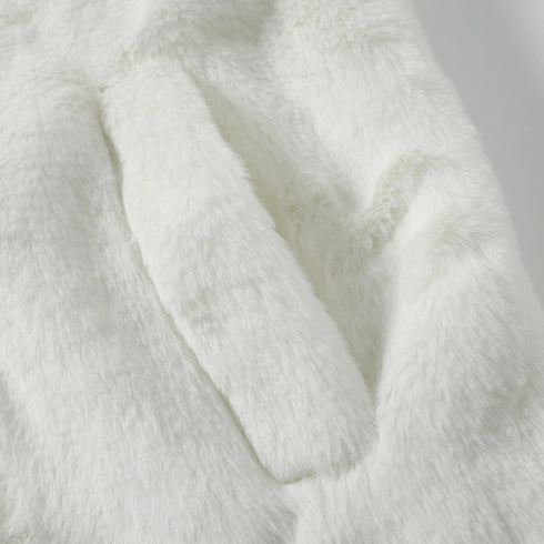 Cross Embroidery Oversized Fleece Jacket – Harajuku Streetwear Hip Hop Fluffy Zipper Coat for Men