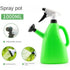 1L Adjustable Pressure Plastic Watering Can - Garden Plant Sprayer