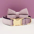 Customizable Dog Collar - Harness & Leash Set with Detachable Bow Tie for Dogs