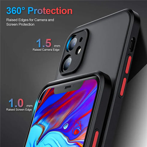 Pokemon Cool Gengar Phone Case For iPhone 15 14 13 12 11 Pro Max mini XS Max XR X 8 Plus SE Frosted Translucent Cover