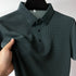 Men's Casual Short-Sleeve Polo Shirt – Breathable Polyester with Classic Design