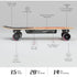 600W Hub Motor Electric Skateboard with Remote – 15 Mile Range and Accessories
