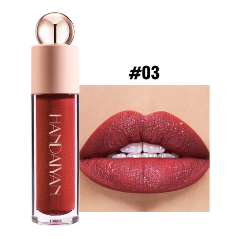 QIBEST Diamond Glitter Liquid Lipstick – Long-Lasting, Moisturizing & Waterproof Shimmer Lip Gloss