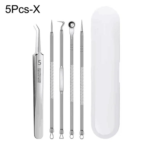 4–11 Piece Ingrown Hair and Blackhead Removal Tool Set – Professional Acne Extractor Needles and Pore Cleansing Kit for Deep Facial Skin Care