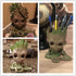 Groot Succulent Planter - Mini Tree Man Figurine for Garden, Office, Home