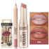 USHAS 2-in-1 Long-Lasting Lipstick & Lip Liner Set – Matte, High-Pigment, Smudge-Proof Nude & Red Shades for Bold, Defined Lips