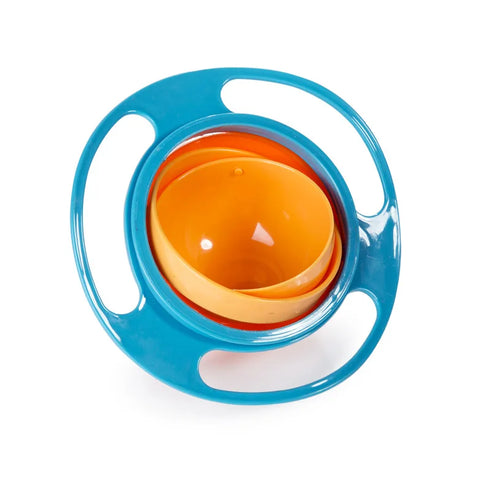 Innovative 360° Rotating Spill-Proof Baby Bowl – BPA-Free and Child-Friendly