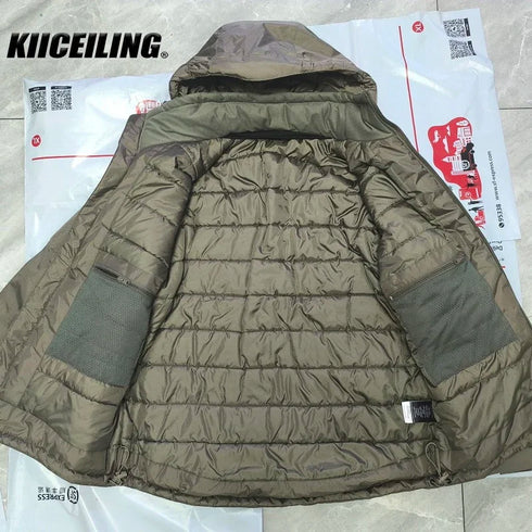 KIICEILING MP-K4 Tactical Hiking Jacket – Winter Camouflage Waterproof Windbreaker for Men and Women