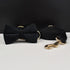 Luxury Personalized Dog Collar - Harness & Leash Set with Custom Logo & Detachable Bow Tie