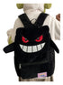 Gengar Plush Backpack - Trendy Pokémon Bag - Cute Anime Large Storage Backpack