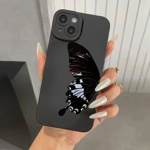 Gothic Style Phone Case For iPhone-Black Soft Silicone iPhone Cover
