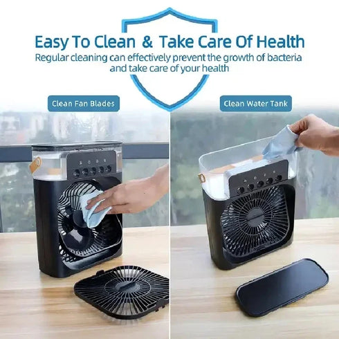 Portable Fan Air Conditioners-USB Electric Fan-Water Mist Fan