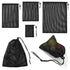 1PC Durable Nylon Mesh Drawstring Storage Pouch Bag Multi Purpose Home Travel Outdoor Activity Pouch Laundry Bag Stuff Sack