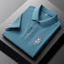 Men’s Casual Polo Shirt – Short Sleeve, Anti-Wrinkle Polyester, Embroidered Detail