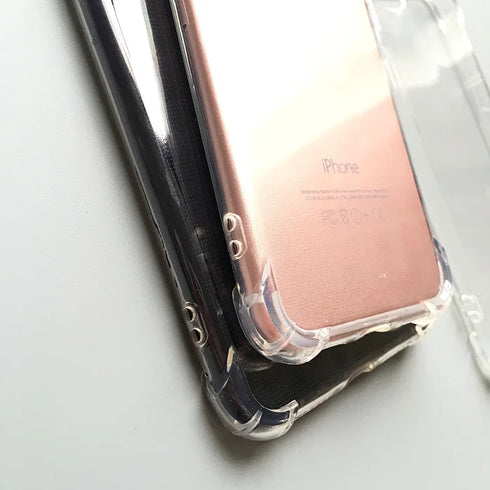 Ultra-Clear Soft TPU Case – Lightweight, Shockproof, and Durable Protection for Apple iPhones