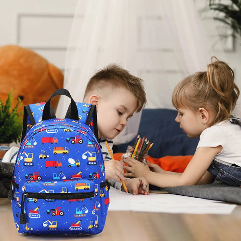 Cartoon Print Kids School Backpack - Children's Outdoor Travel Bag - Fun & Durable Book Bag