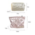 Korean PU Love Bow Cosmetic Bag Makeup Pouch Travel Cosmetic Organizer Pocket Multi-function Makeup Lipstick Storage Bag Handbag